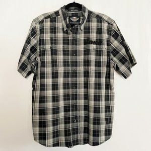 Harley-Davidson Men's Plaid Button‎ Down Shirt